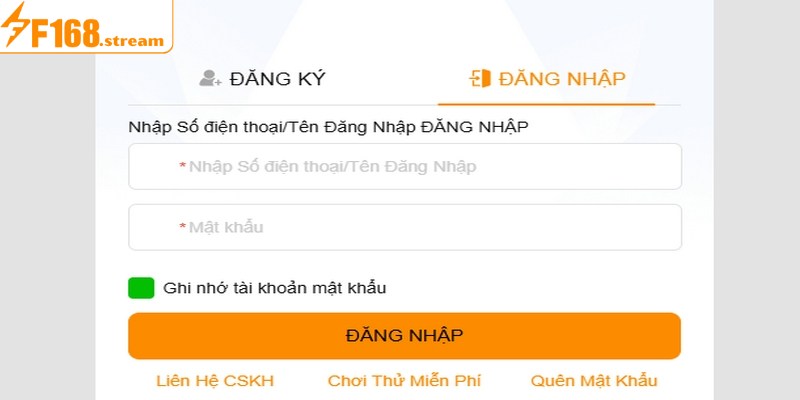 Các điều kiện cần phải tuân thủ khi đăng nhập F168