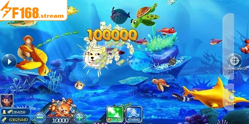 Trong game có cá, vũ khí vô cùng phong phú, đa dạng